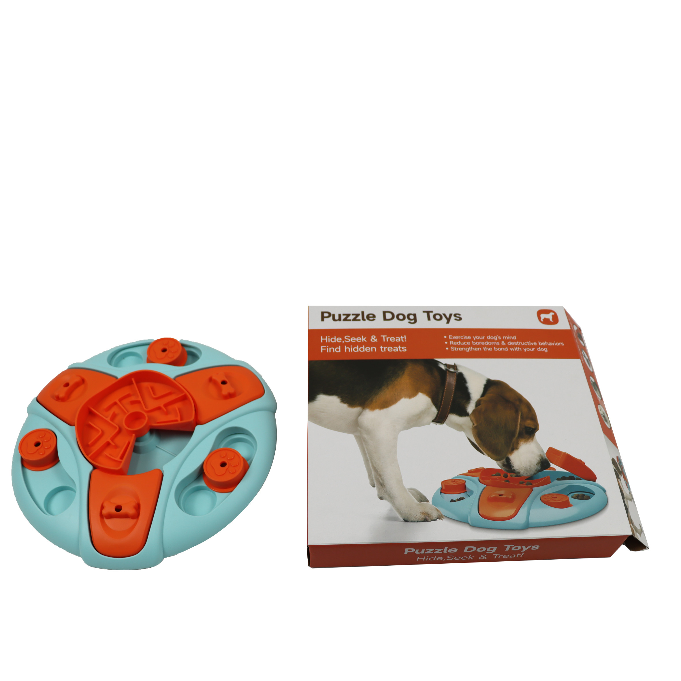 Xxl Xl Slow Feeder Puzzle Dog Bowl For French Bulldog Puppy Pet Fun Games Toys PP No Deformation