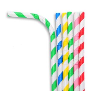 China Compostable Natural Bendable Paper Straws Festival Birthday Party Paper Straws wholesale