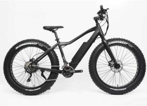 China 26 Inch Electric Assist Fat Bike Disc Brake 48V 500W 30 Speed Alloy Frame wholesale