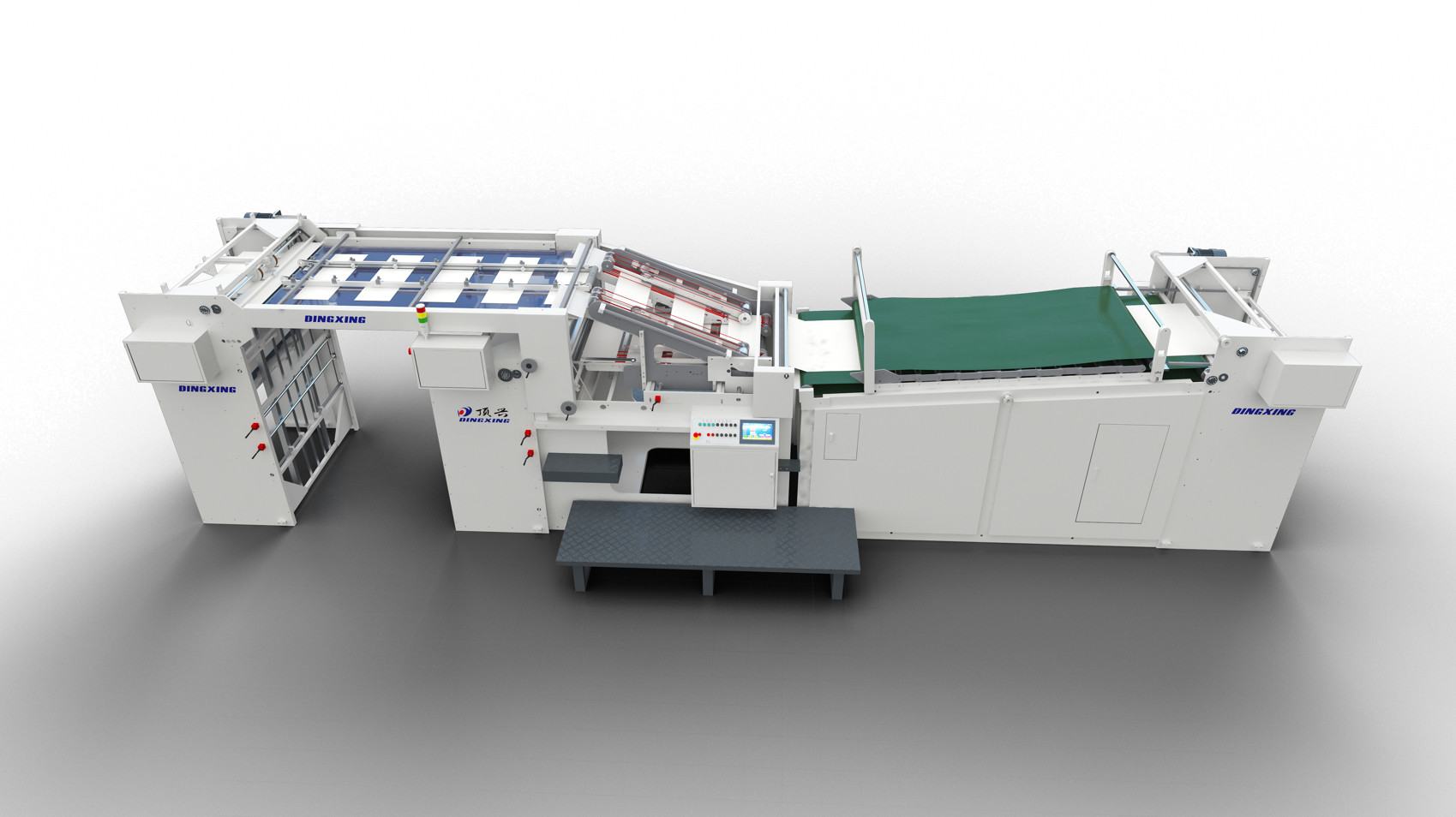 16KW Synchronized Cardboard Laminating Machine Fully Automatic Laminator
