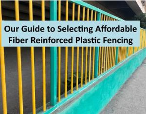 China Mixed Colour Customizable FRP Fence Weather Resistant 2 Years Warranty wholesale