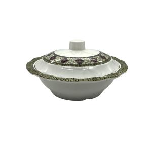 China Hotel Rice Melamine Bowl Lid Dinnerware 8&quot; Food Grade Safety SASO wholesale