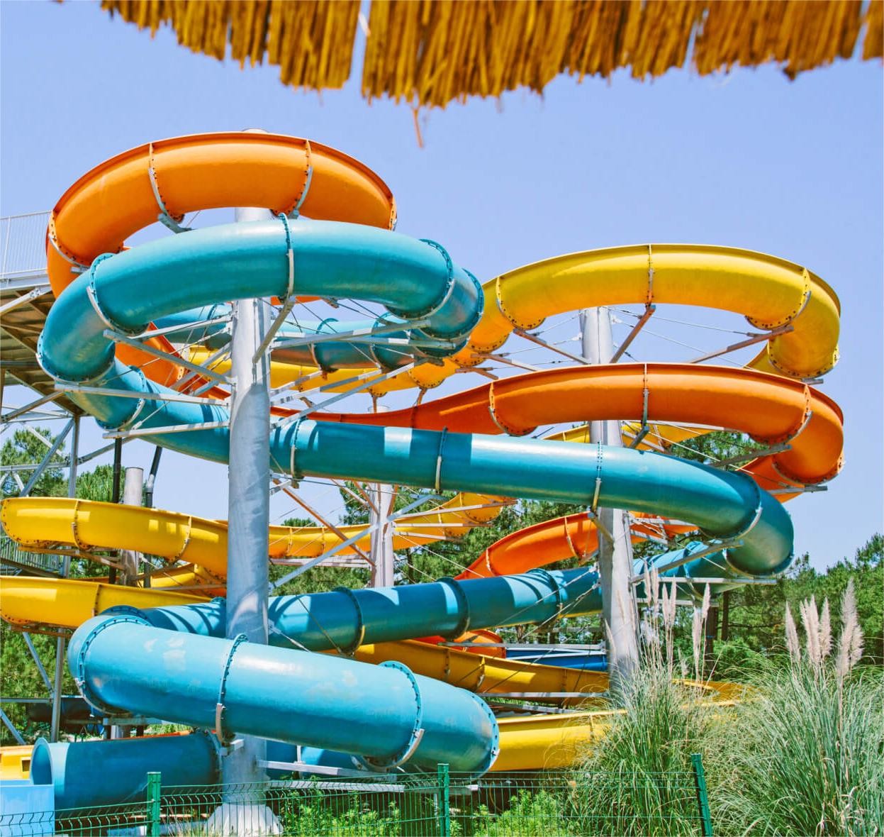 Amusement Park Adults Swimming Pool Water Equipment Kids Fiberglass Slide