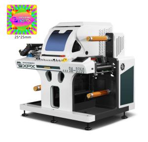 China Industries Small Laser Label Die Cutting Machine 1000m Max Rewinding wholesale