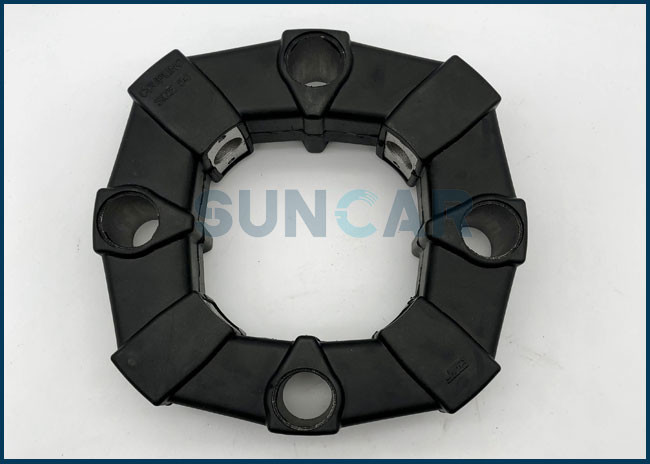 80A Excavator Hydraulic Pump Couplings Flex Coupling Rubber Black