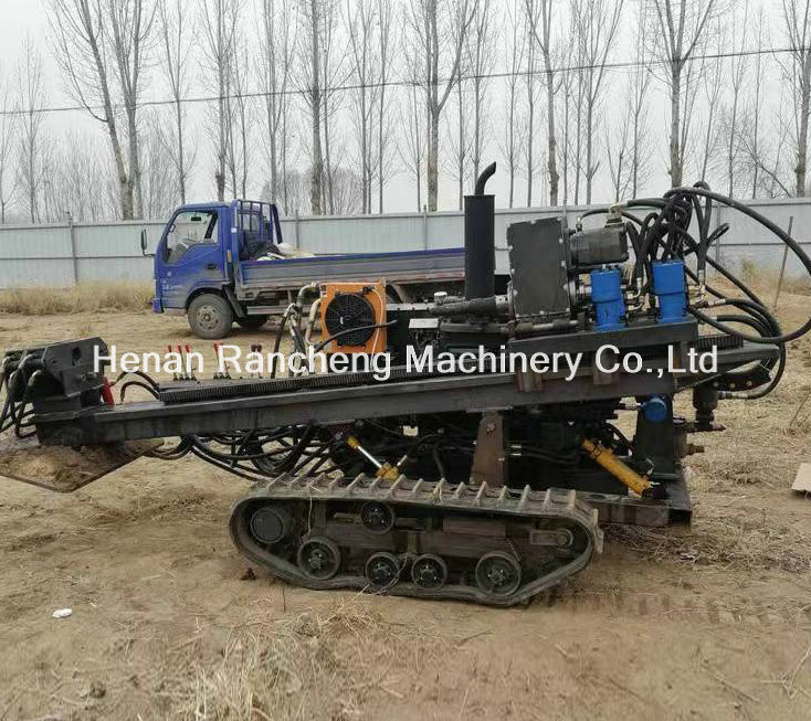 2.2t Hydraulic HDD Drilling Rig 160KN Pull Force 62KW Diesel Engine