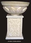Natural Stone Carved Sandstone Flower Pots For Outdoor Landscaping