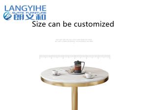 China Dining Countertop Artificial 31 Inches Marble Circle Table Odm wholesale