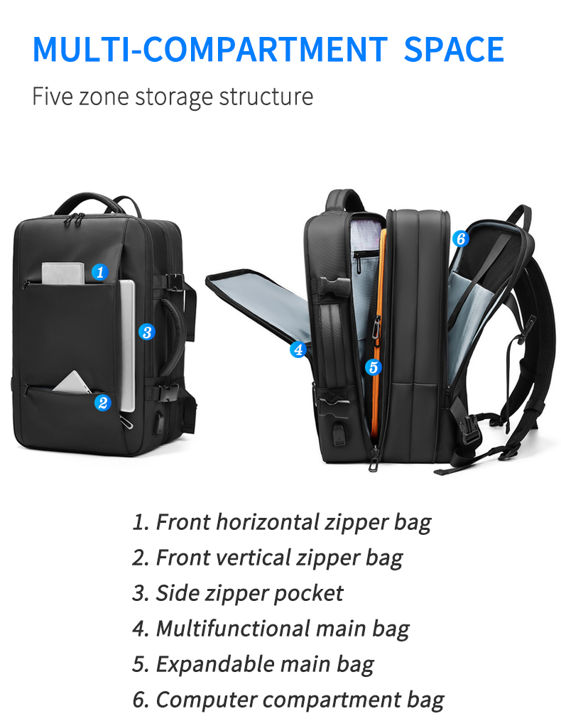 Oxford 17.3 Inch Laptop Backpack Waterproof Office Backpack 20-47Litre