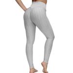 Solid Anti Cellulite Bum Lifting Leggings , Waist Slimming Booty Leggings