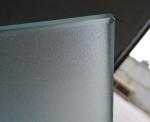 Round Sandblasted Table Top Glass Stronger Resistance Safety