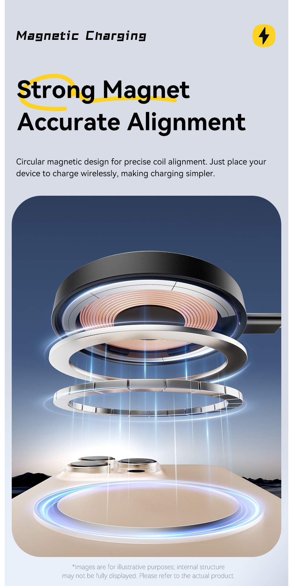 ESSAGER ES-WC18 15W Best Phone Stand Charging Fast Wireless Charger