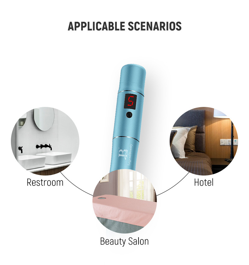 Derma Pen with Adjustable Needle Depth for Scar & Acne Treatment