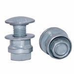 Highway Guardrail Round Head Hot Dip Galvanized Bolt for Roadway Safety