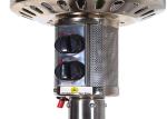 220 cmH Stainless Steel Silver Gas Flexible Radiant Outdoor Propane Mushroom