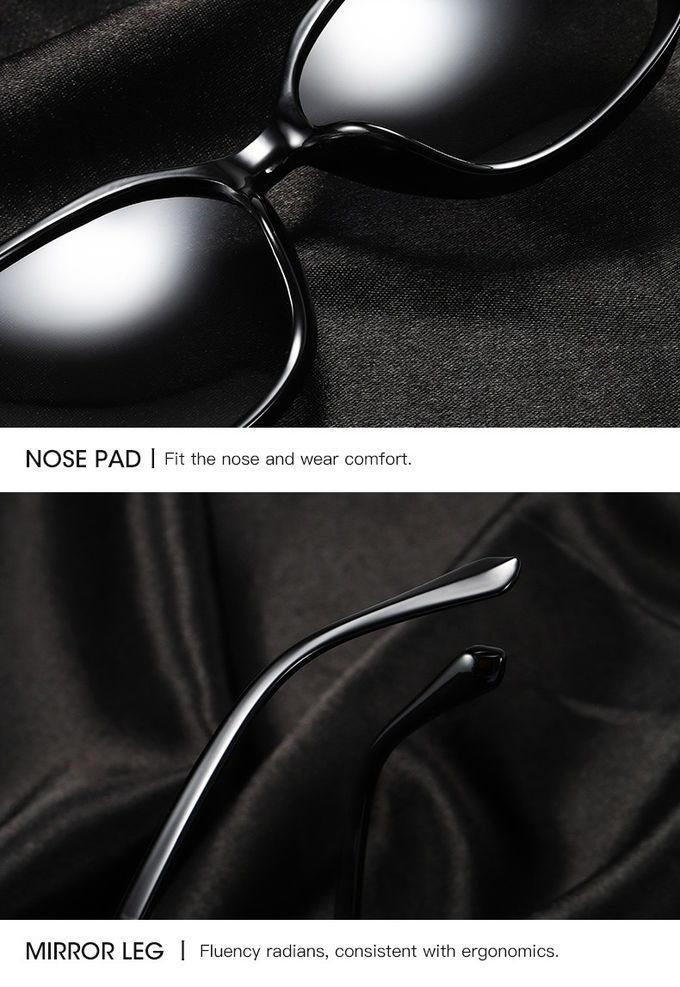 Big Frame Oversize PC Sunglasses Tide Polarizer Anti UV