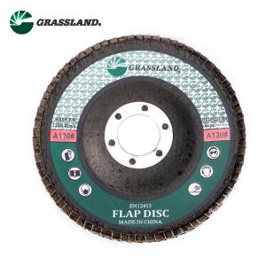China 4-1/2 In. 120 Grit Polishing Aluminum Oxide 27 Flap Disc Wheel wholesale