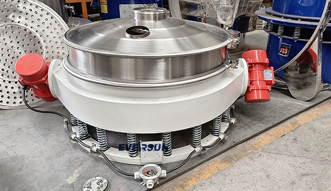 Stainless Steel Straight Row Screen Vibrating Sieve With Direct Discharge