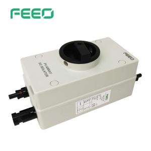 China High Breaking Capacity 1500V 16A DC Solar Isolator Switch wholesale