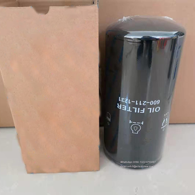 Excavator oil filter 600-211-1231 PH3612 LF670 600-211-1230 B196