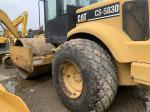 Used Caterpillar CS-583D Single Drum Road Roller 6.6L Displacement