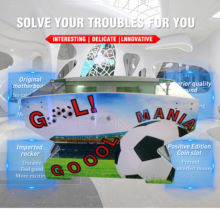 Goal Mania Amusement Park Coin Operated Machine Indoor Amusement Game Machine