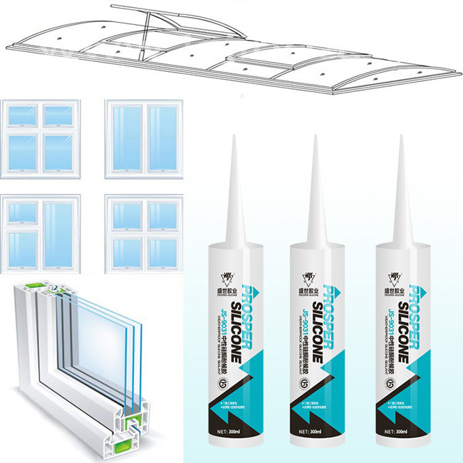 Permanently Flexible Multi Purpose Construction Silicone Sealant For Solar Panels