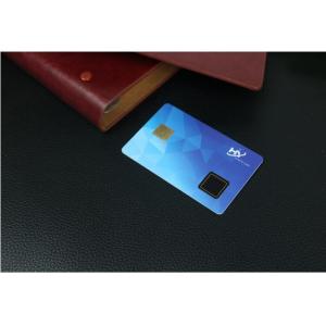 China 7816 Chip Fingerprint Smart Card For Employee Identification wholesale