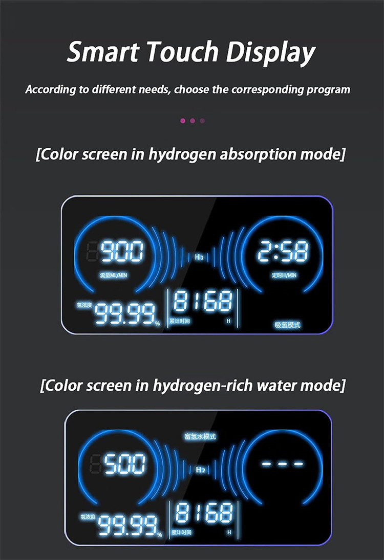 WEIZI Molecular Hydrogen Machine 900ml/Min High Efficiency And Easy Cleaning