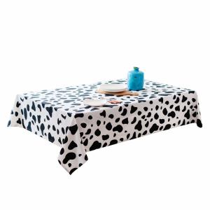 China Plain Dyed PEVA Square Plastic Tablecloth For Dinning wholesale