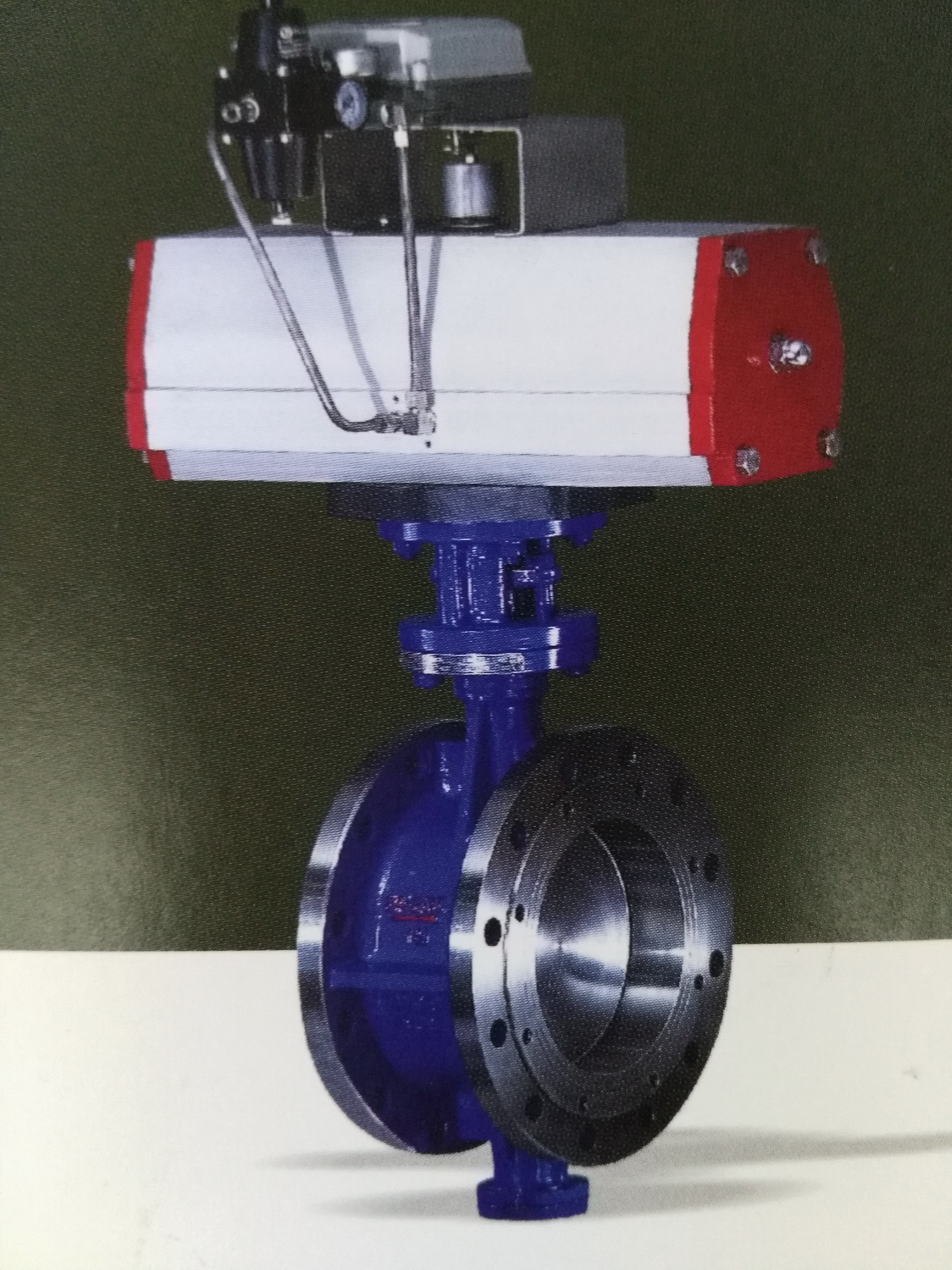 High Temperature Resistant Material Flange Butterfly Valve ASME B16.5 Flanged Dimension