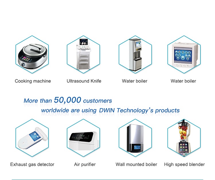 DWIN TFT Resistive Touch Screen 4.3 Inch Tft Panel Screen UV Protection