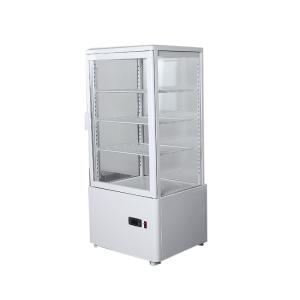 China Convenience Store Vertical 4 Flat Glass Countertop Display Chiller wholesale