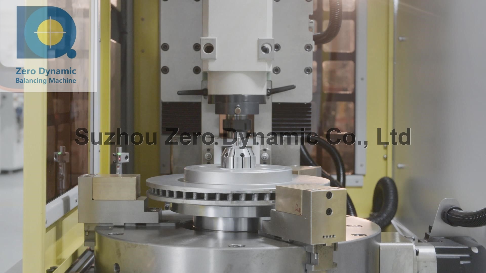 Single Station Brake Disc / Flywheel Automatic Milling Balancing Machine
