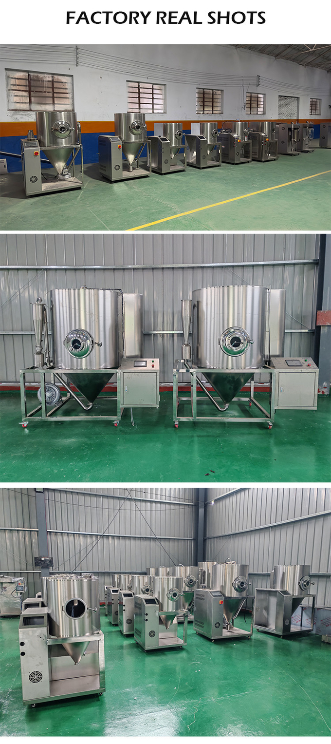10L coffee Milk Whey Protein Powder Spray Drying Machine Nozzle Centrifuge Spray Dryer