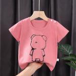 Short Sleeved Children's Sports Shirts Pure Cotton Girls' Summer Clothes Boys'