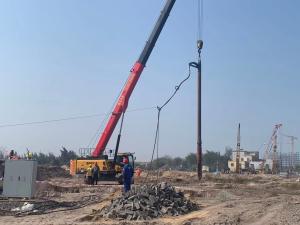 China 130kw 377mm Stone Column Driving Vibroflotation Method Machine wholesale