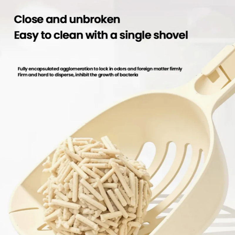 Natural Tofu Cat Litter Easy Scoop Food Grade Ingredient Flushable Degradable