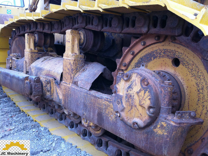 Enclosed Cabin Used Cat Bulldozer D6D With New Track / Cat 3306 Engine
