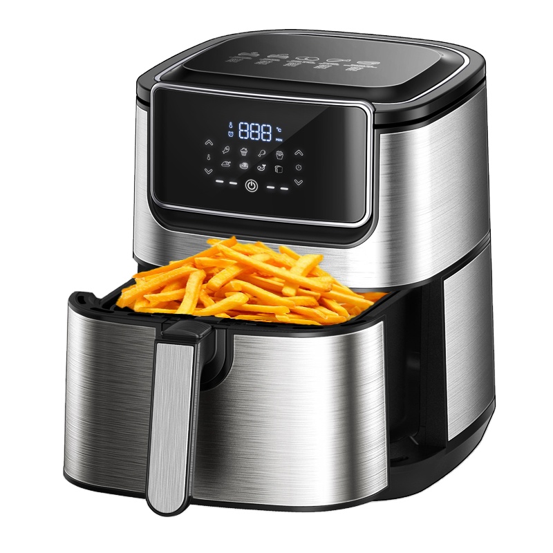 1800W 12L Digital Air Fryer Oven Oilless Cooker Multi function Toaster With 12 Cooking Recipes