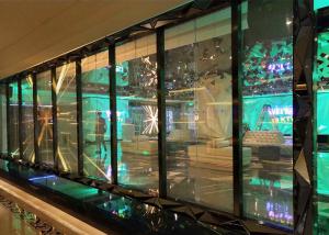 China 4500CD P3.91 500*1000mm Transparent LED Glass Screen wholesale