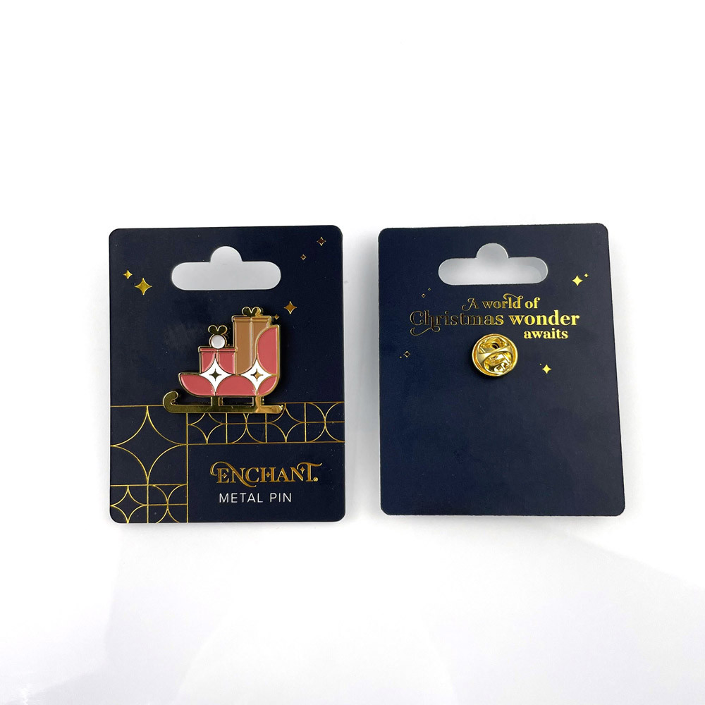 Premium Santa Metal Pin – A Festive Touch of Enamel Artistry for Holiday Events