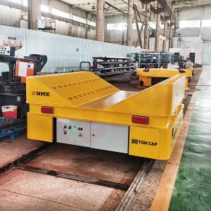 China Battery Operated 20 Tons Roll Materials Rail Transfer Trolleys wholesale