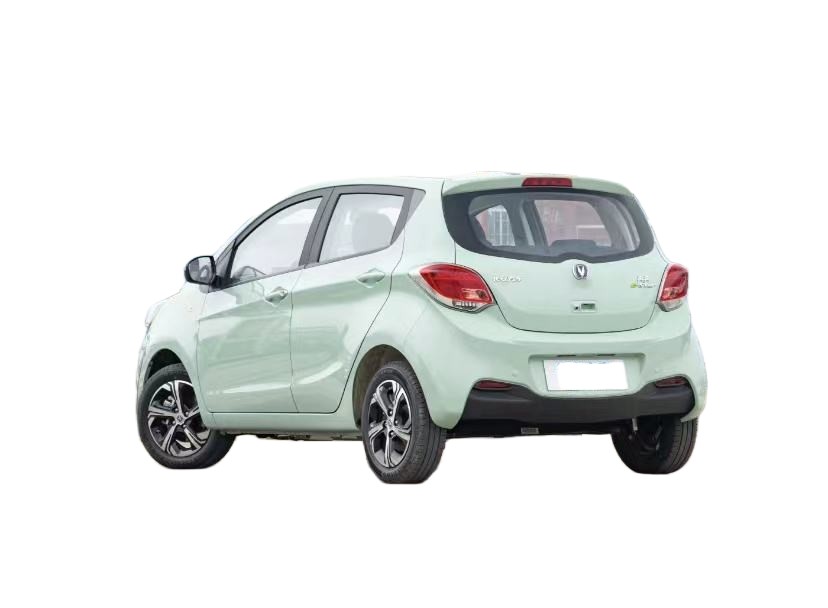 Green Color Mini EV Cars Changan Benben Ev 300KM Max Speed 101 Km/H