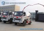 White 4 M3 Sinotruk King Brand 6 Wheeler Mini Mixer Truck 250 Litres