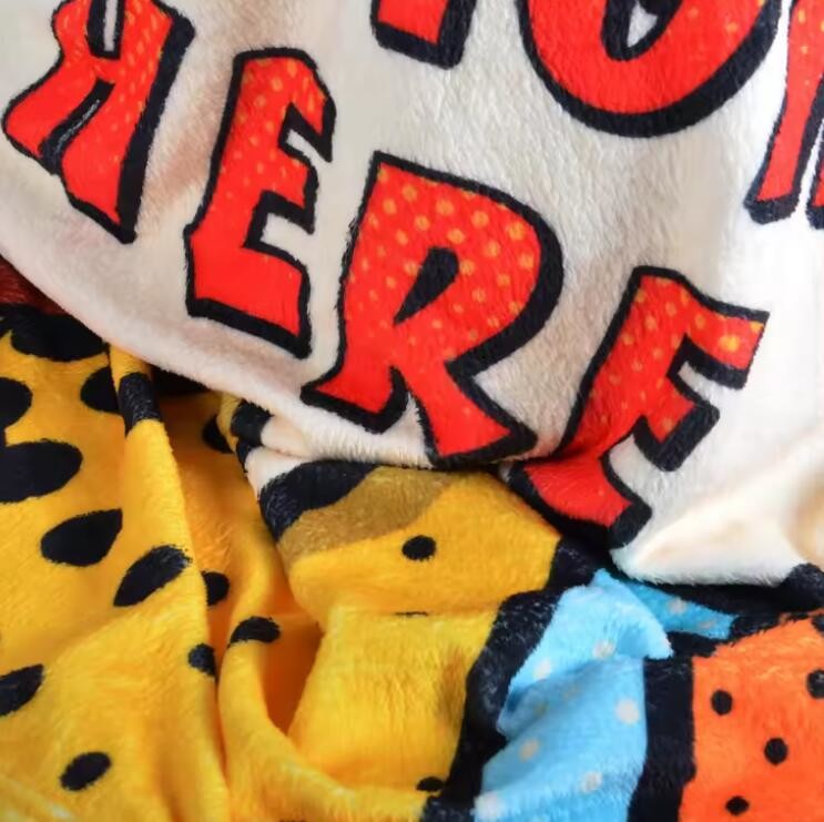 Custom Pattern Polyester Hooded Blanket Cozy Warm Big Blanket Hoodie