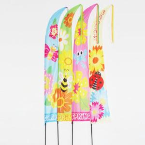 China Spring Seasonal Garden Flag Flowers wholesale