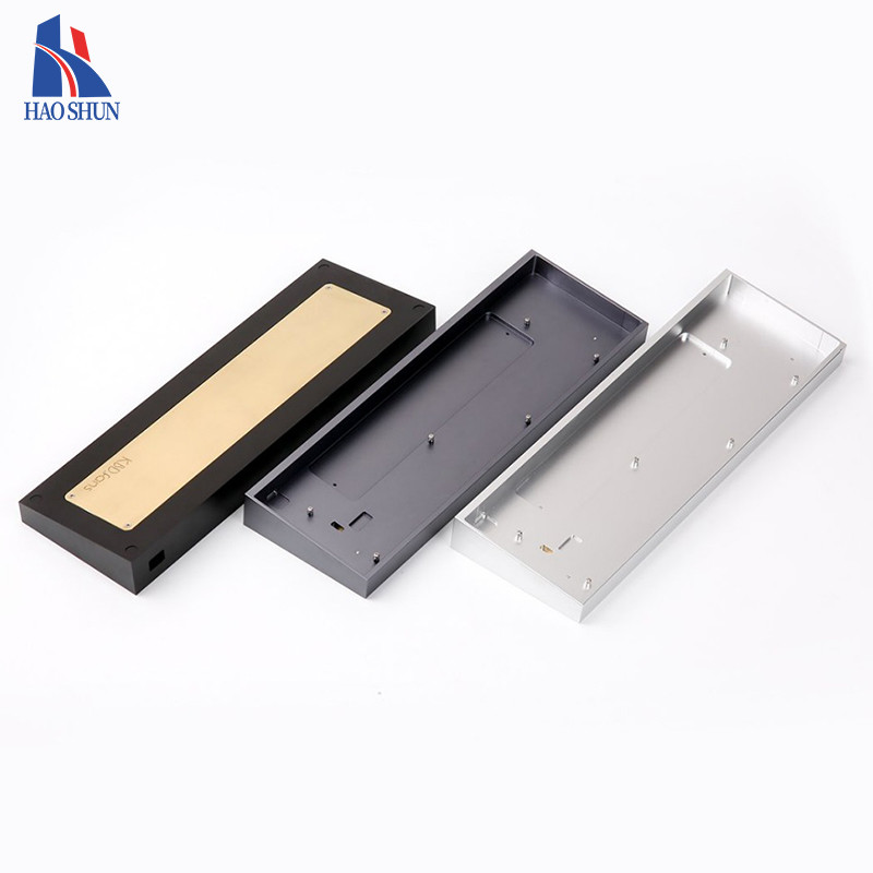 Professional Cnc Processing Mechanical Metal Anodized Aluminium 6061 6063 Custom Keyboard Case