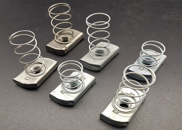 ISO9001 M8 Channel Nuts 6mm Stainless Steel Strut Channel Spring Nut
