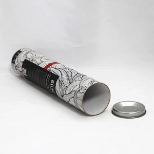 Kraft Paper Composite Cans with Silver Tinplate Lid for Wine Bottles and Mailing Box